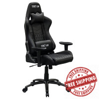 Techni Mobili RTA-TS51-BK Techni Sport TS-5100 Ergonomic High Back Racer Style PC Gaming Chair, Black